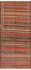 Kilim Red Runner Flat Woven 40 X 89  Area Rug 100-110602 Thumb 0