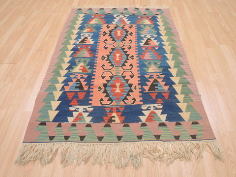 Kilim Red Flat Woven 310 X 58 Area Rug 100-110603 Image 1