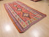 Kilim Red Runner Flat Woven 50 X 113 Area Rug 100-110606 Thumb 3