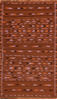 Kilim Brown Flat Woven 31 X 53  Area Rug 100-110609 Thumb 0