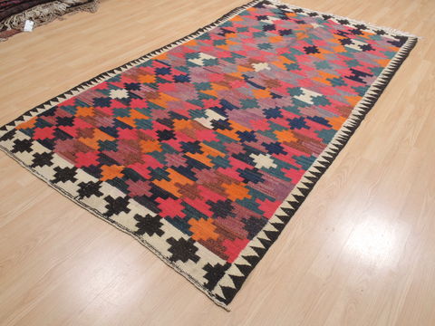 Kilim Red Flat Woven 410 X 92 Area Rug 100-110610 Image 2
