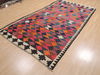 Kilim Red Flat Woven 410 X 92 Area Rug 100-110610 Thumb 2