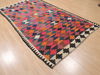 Kilim Red Flat Woven 410 X 92  Area Rug 100-110610 Thumb 3