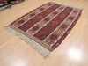 Kilim Red Flat Woven 62 X 76 Area Rug 100-110614 Thumb 2