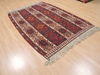 Kilim Red Flat Woven 62 X 76 Area Rug 100-110614 Thumb 3