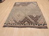 Kilim Brown Flat Woven 51 X 73  Area Rug 100-110615 Thumb 1