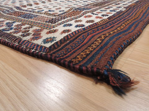 Kilim Brown Square Flat Woven 43 X 44 Area Rug 100-110617 Image 4