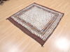 Kilim Brown Square Flat Woven 43 X 44 Area Rug 100-110617 Thumb 2