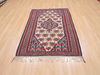 Kilim Red Flat Woven 39 X 59 Area Rug 100-110619 Thumb 1