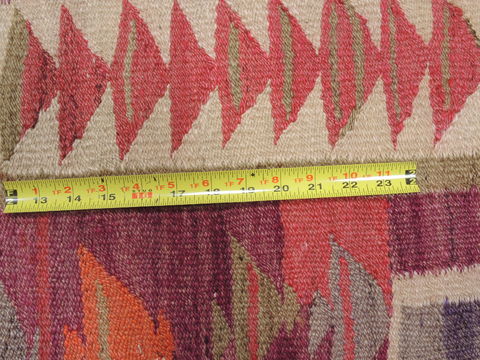 Kilim Red Flat Woven 48 X 92 Area Rug 100-110621 Image 6