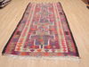 Kilim Red Flat Woven 48 X 92 Area Rug 100-110621 Thumb 1