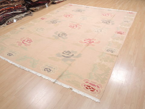 Kilim Beige Flat Woven 811 X 1110 Area Rug 100-110622 Image 2