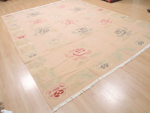 Kilim Beige Flat Woven 811 X 1110 Area Rug 100-110622 Image 3