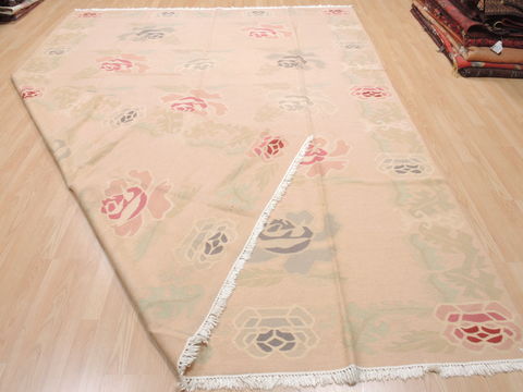 Kilim Beige Flat Woven 811 X 1110 Area Rug 100-110622 Image 5