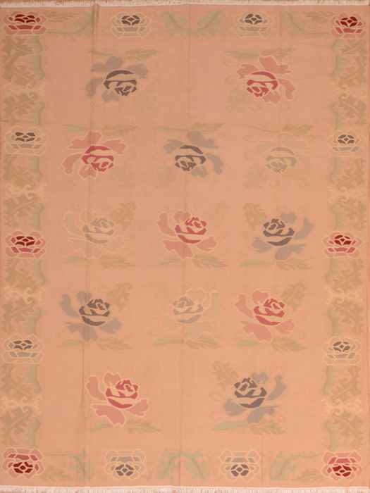 Kilim Beige Flat Woven 811 X 1110 Area Rug 100-110622 Image 0