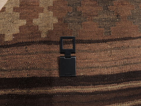 Kilim Brown Flat Woven 48 X 79 Area Rug 100-110623 Image 6