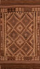 Kilim Brown Flat Woven 48 X 79 Area Rug 100-110623 Thumb 0