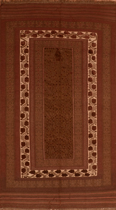 Kilim Brown Runner Flat Woven 53 X 96 Area Rug 100-110624 Image 0