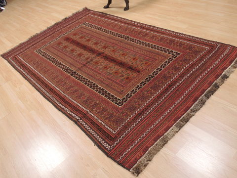 Kilim Red Flat Woven 51 X 85 Area Rug 100-110625 Image 3