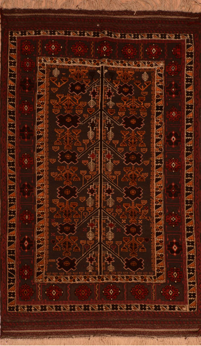 Kilim Red Flat Woven 52 X 88 Area Rug 100-110630 Image 0