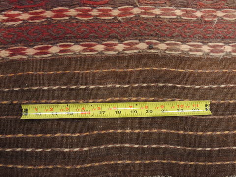 Kilim Brown Flat Woven 55 X 95 Area Rug 100-110631 Image 6