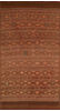 Kilim Brown Flat Woven 55 X 95 Area Rug 100-110631 Thumb 0
