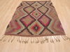 Kilim Purple Flat Woven 45 X 51  Area Rug 100-110633 Thumb 1