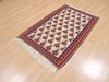 Kilim Red Flat Woven 30 X 49  Area Rug 100-110635 Thumb 2