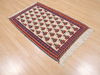 Kilim Red Flat Woven 30 X 49 Area Rug 100-110635 Thumb 3