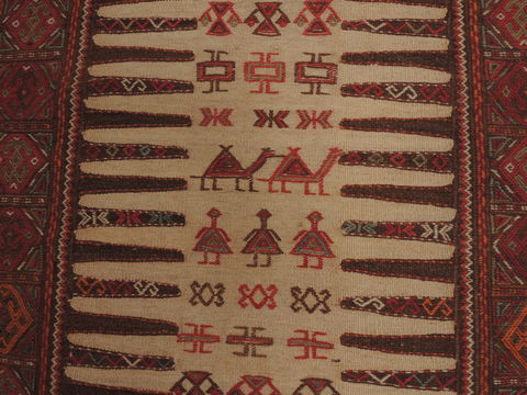 Kilim Red Flat Woven 211 X 54 Area Rug 100-110639 Image 6