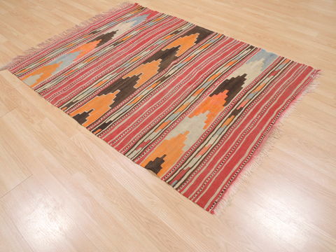 Kilim Red Flat Woven 310 X 510 Area Rug 100-110640 Image 3