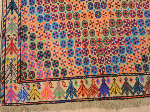 Kilim Multicolor Flat Woven 48 X 71 Area Rug 100-110641 Image 4