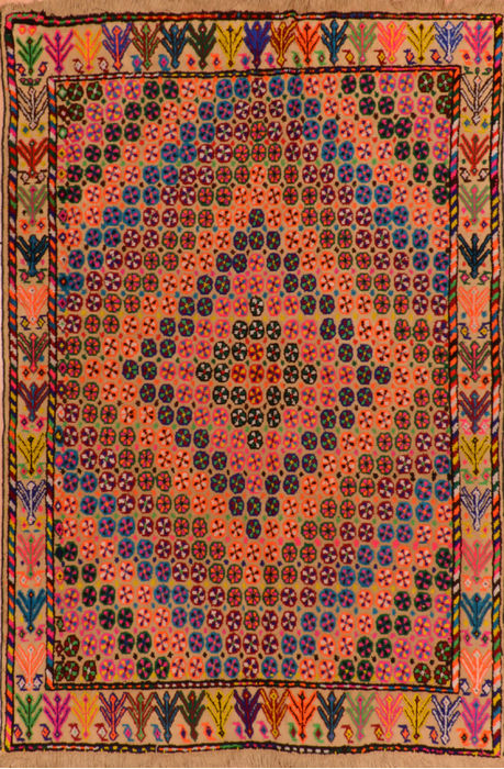 Kilim Multicolor Flat Woven 48 X 71 Area Rug 100-110641 Image 0