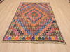 Kilim Multicolor Flat Woven 48 X 71 Area Rug 100-110641 Thumb 1