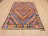 Kilim Multicolor Flat Woven 48 X 71  Area Rug 100-110641 Thumb 1