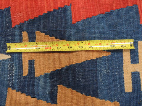 Kilim Blue Flat Woven 39 X 55 Area Rug 100-110642 Image 6