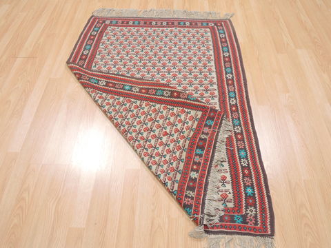 Kilim Red Flat Woven 35 X 410 Area Rug 100-110645 Image 5