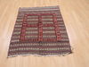 Kilim Red Square Flat Woven 39 X 46 Area Rug 100-110648 Thumb 1