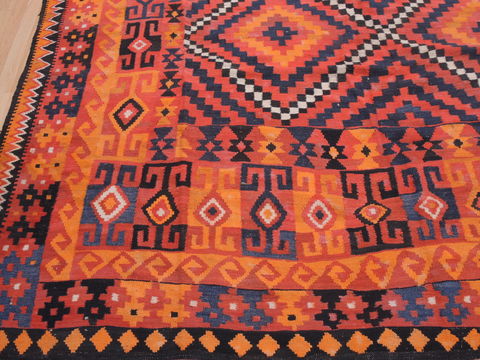 Kilim Red Flat Woven 98 X 153 Area Rug 100-110650 Image 4