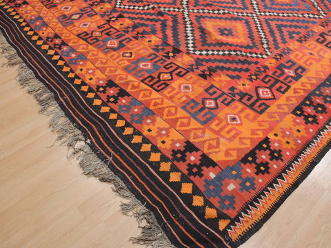 Kilim Red Flat Woven 98 X 153 Area Rug 100-110650 Image 5