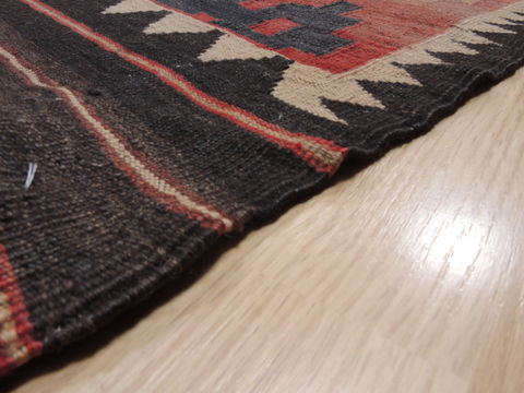 Kilim Brown Flat Woven 104 X 153 Area Rug 100-110651 Image 6
