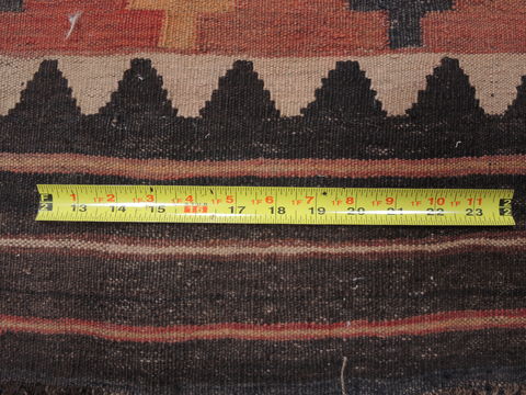 Kilim Brown Flat Woven 104 X 153 Area Rug 100-110651 Image 8