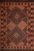 Kilim Brown Flat Woven 104 X 153  Area Rug 100-110651 Thumb 0