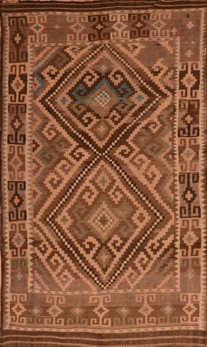 Kilim Brown Flat Woven 58 X 100 Area Rug 100-110653 Image 0