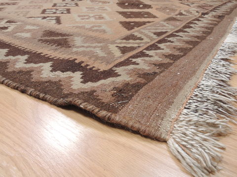 Kilim Brown Flat Woven 50 X 85 Area Rug 100-110654 Image 4