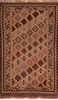 Kilim Brown Flat Woven 50 X 85  Area Rug 100-110654 Thumb 0