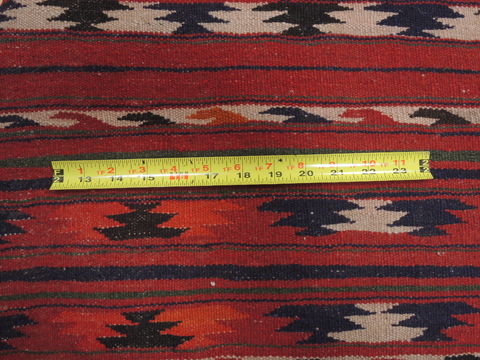 Kilim Red Runner Flat Woven 46 X 96 Area Rug 100-110655 Image 6