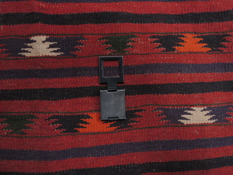 Kilim Red Runner Flat Woven 46 X 96 Area Rug 100-110657 Image 7