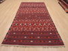 Kilim Red Runner Flat Woven 46 X 96  Area Rug 100-110657 Thumb 1