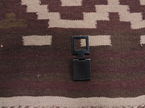 Kilim Brown Runner Flat Woven 54 X 108 Area Rug 100-110660 Image 7